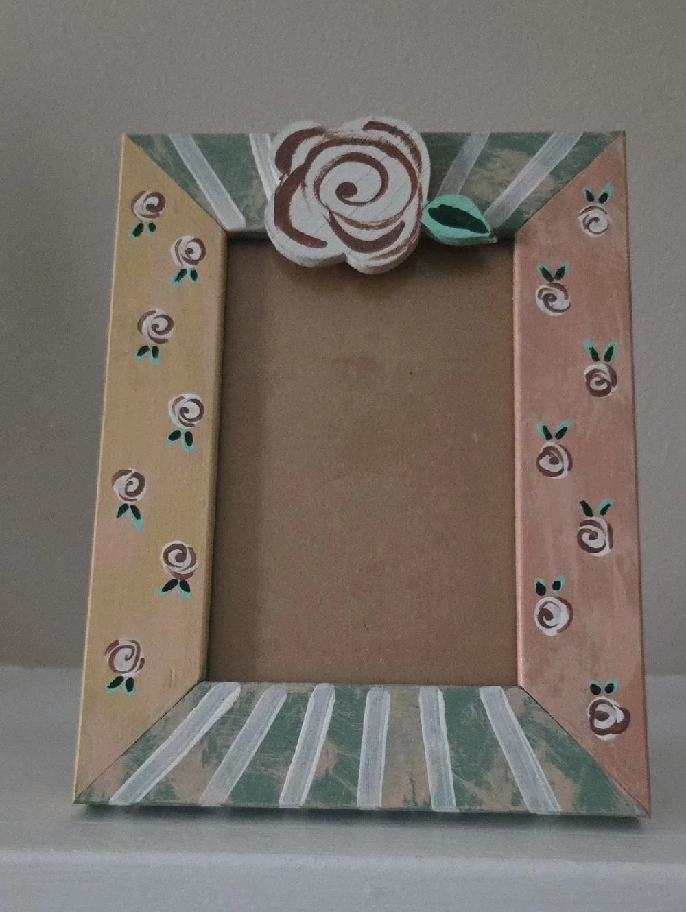 Anita Rosenberg Vintage Handpainted Photo Frame